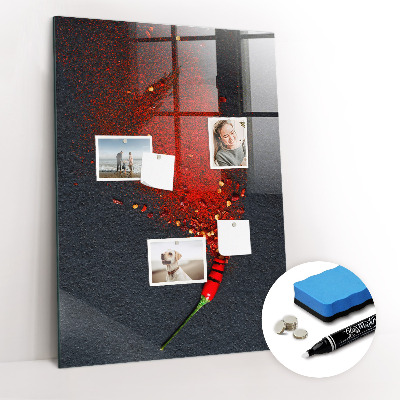 Dry erase board magnetic Paprika Powder