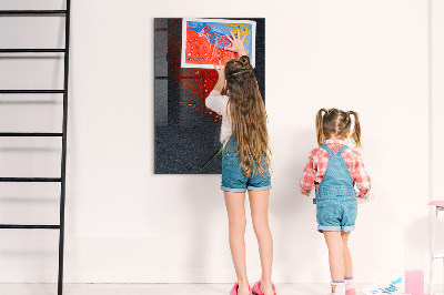 Dry erase board magnetic Paprika Powder