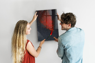 Dry erase board magnetic Paprika Powder
