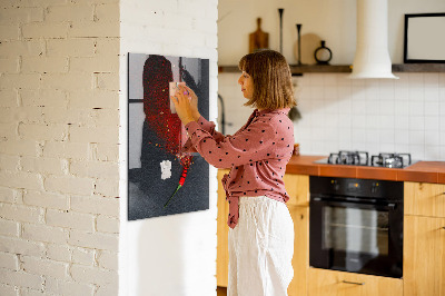 Dry erase board magnetic Paprika Powder