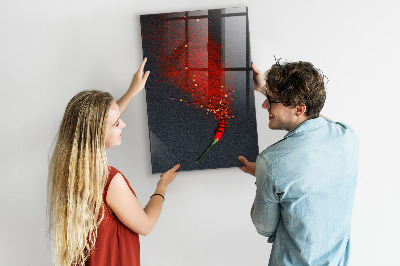 Dry erase board magnetic Paprika Powder