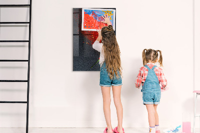 Magnetic Board for Children Paprika Powder