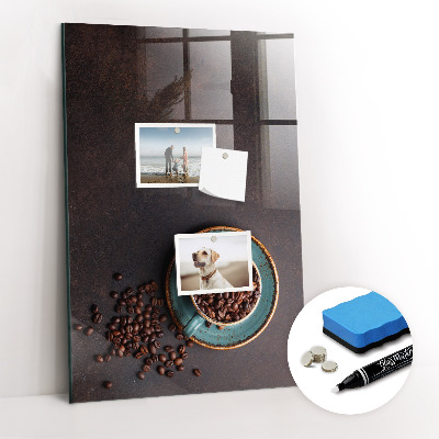 Magnetic Dry Erase Board Coffee Beans