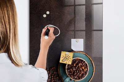 Magnetic Dry Erase Board Coffee Beans