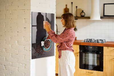 Magnetic Dry Erase Board Coffee Beans