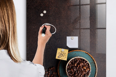 Magnetic Dry Erase Board Coffee Beans