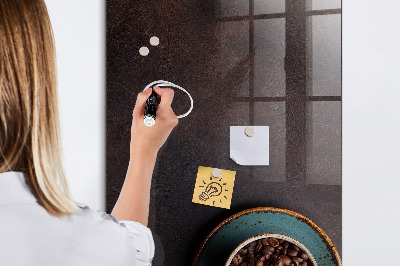 Magnetic Dry Erase Board Coffee Beans