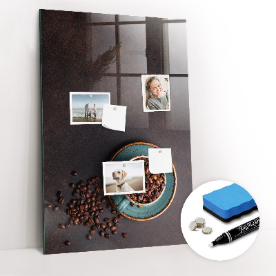 Magnetic Dry Erase Board Coffee Beans