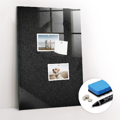 Dry erase magnetic board Dark Rock