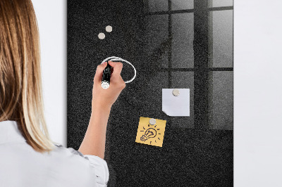 Dry erase magnetic board Dark Rock
