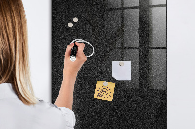 Dry erase magnetic board Dark Rock