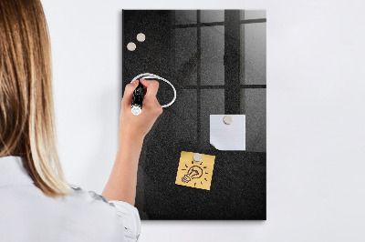 Dry erase magnetic board Dark Rock