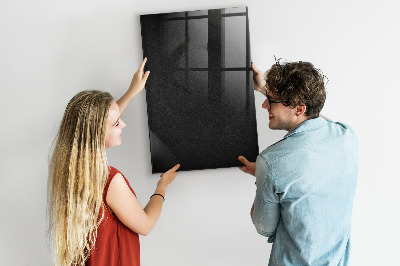 Dry erase magnetic board Dark Rock