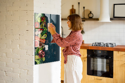 Dry erase board magnetic Vegan Table
