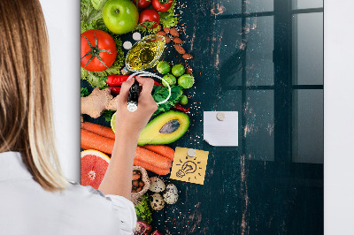 Dry erase board magnetic Vegan Table