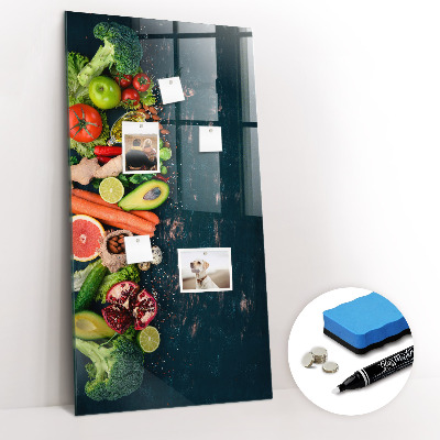 Dry erase board magnetic Vegan Table