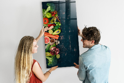 Dry erase board magnetic Vegan Table