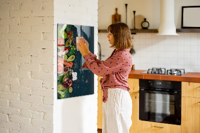 Dry erase board magnetic Vegan Table