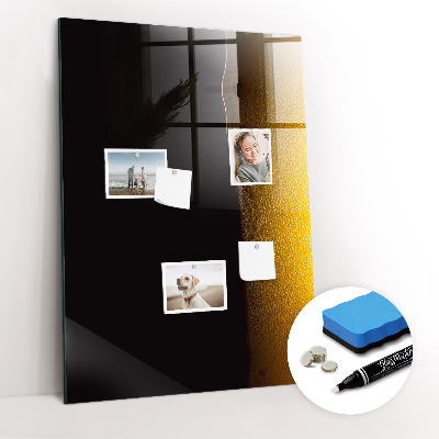 Dry erase magnetic board Dark Beer