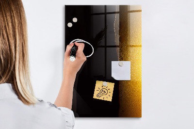 Dry erase magnetic board Dark Beer