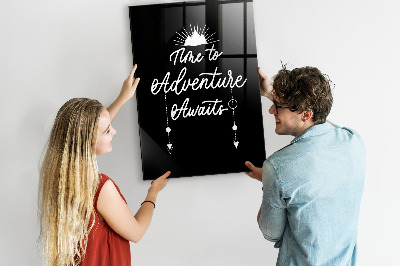 Dry erase magnetic board Adventure