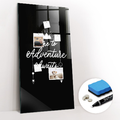 Dry erase magnetic board Adventure