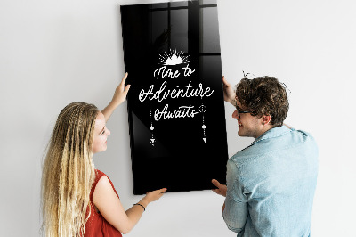 Dry erase magnetic board Adventure