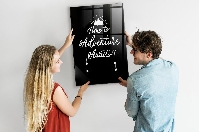 Dry erase magnetic board Adventure
