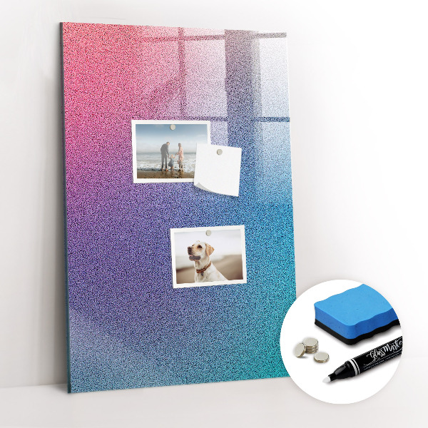 Dry erase board magnetic Gradient Abstraction