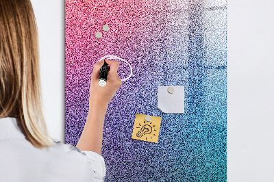 Dry erase board magnetic Gradient Abstraction