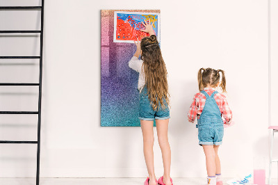 Dry erase board magnetic Gradient Abstraction