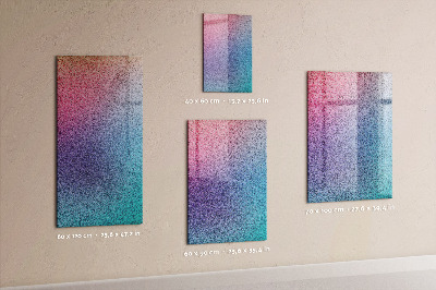 Dry erase board magnetic Gradient Abstraction