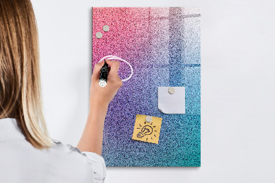 Dry erase board magnetic Gradient Abstraction