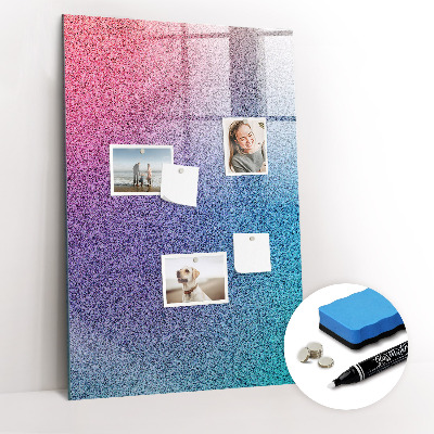 Dry erase board magnetic Gradient Abstraction