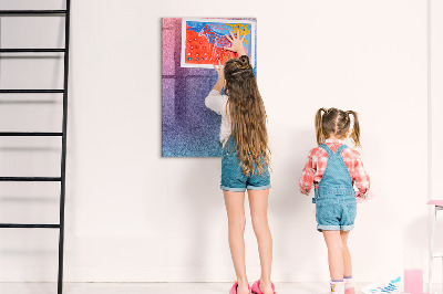 Dry erase board magnetic Gradient Abstraction