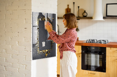 Dry erase board magnetic Golden Confetti