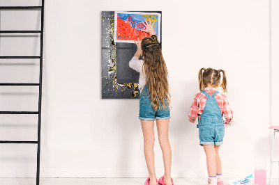Dry erase board magnetic Golden Confetti