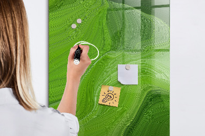 Dry erase magnetic board Waves Abstraction