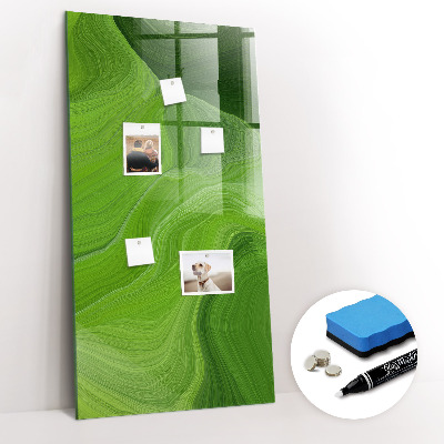 Dry erase magnetic board Waves Abstraction