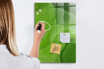 Dry erase magnetic board Waves Abstraction