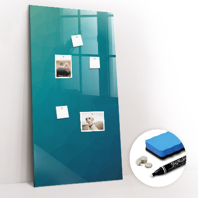 Dry erase board magnetic Geometric Abstraction