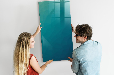 Dry erase board magnetic Geometric Abstraction
