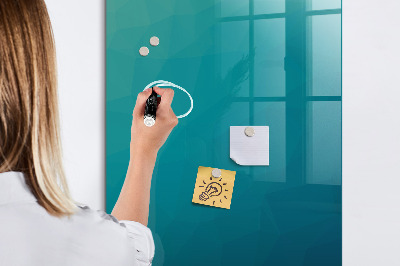 Dry erase board magnetic Geometric Abstraction