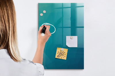 Dry erase board magnetic Geometric Abstraction