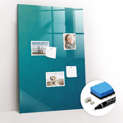 Dry erase board magnetic Geometric Abstraction