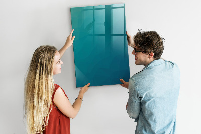 Dry erase board magnetic Geometric Abstraction