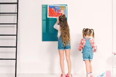 Dry erase board magnetic Geometric Abstraction