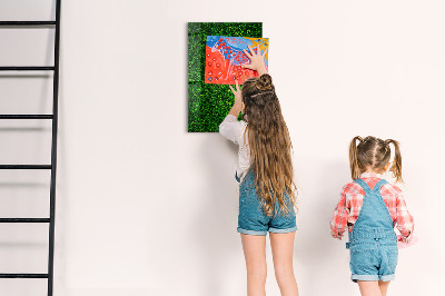 Dry erase board magnetic Fence Leaves Plants