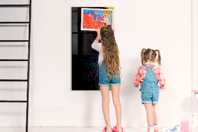 Dry erase magnetic board Colored Powder