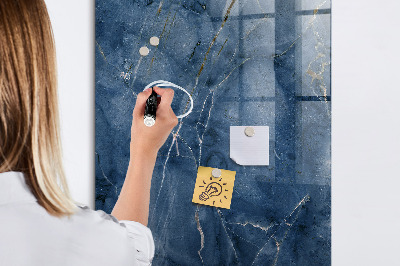 Dry erase board magnetic Decorative Marble